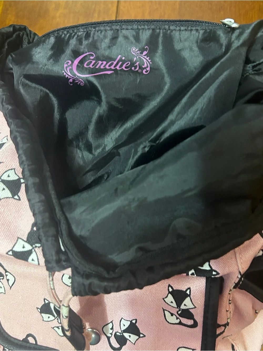 Candies fox backpack pink